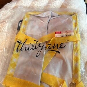 Thirty-One Yellow and Gray Storage Solution